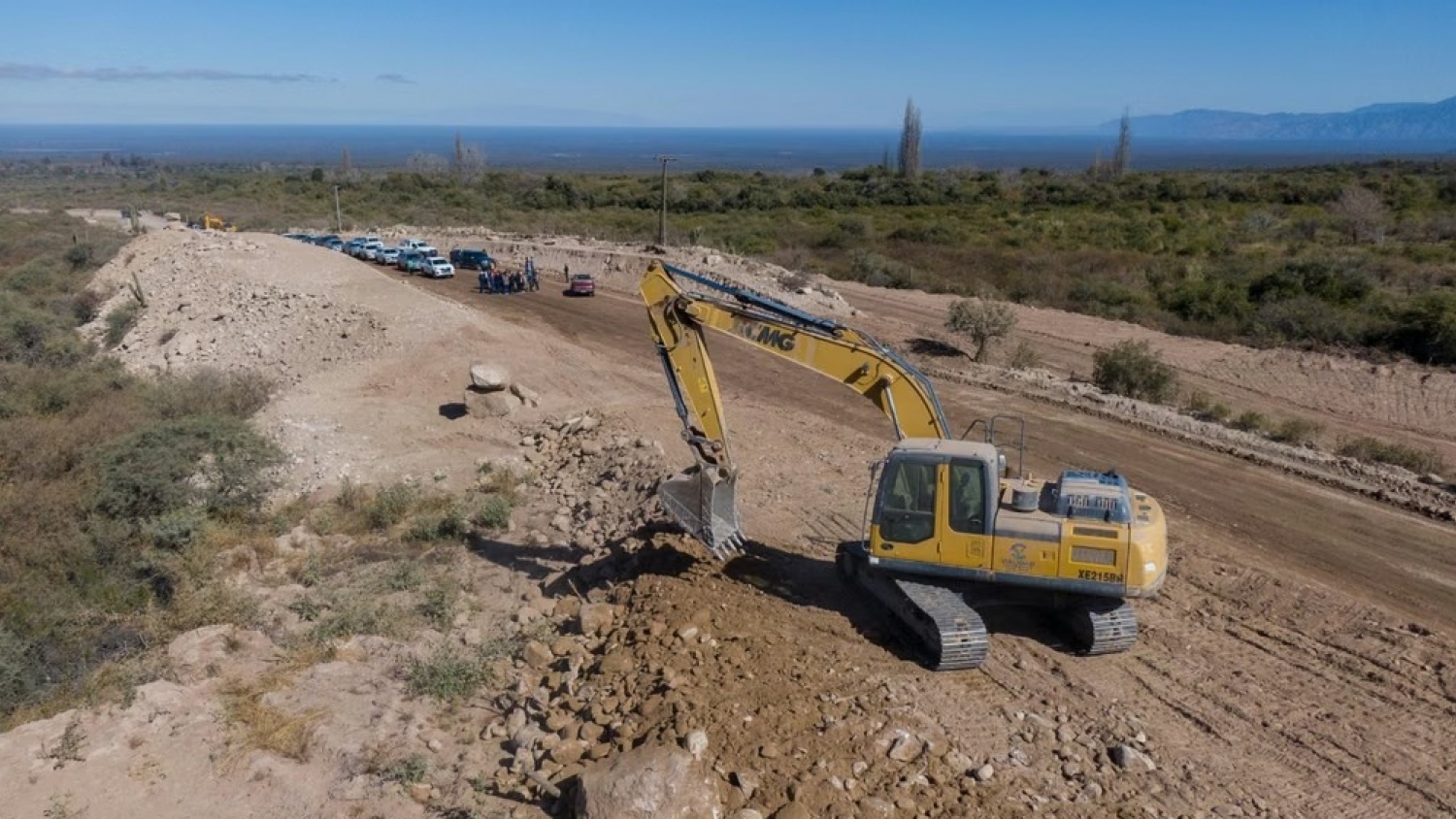 Catamarca avanza con obras viales, cloacas y equipamiento sanitario en Andalgalá
