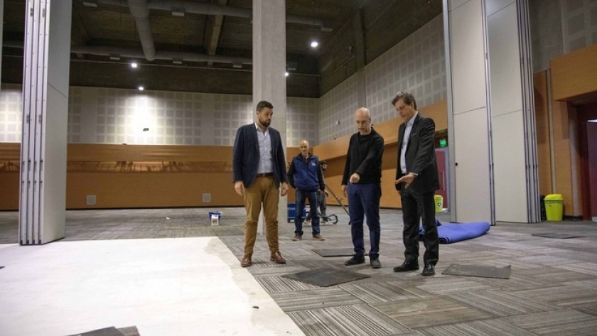 Rodríguez Larreta recorrió las obras del Centro de Convenciones de la Ciudad con vistas a la Cumbre de Alcaldes del C40