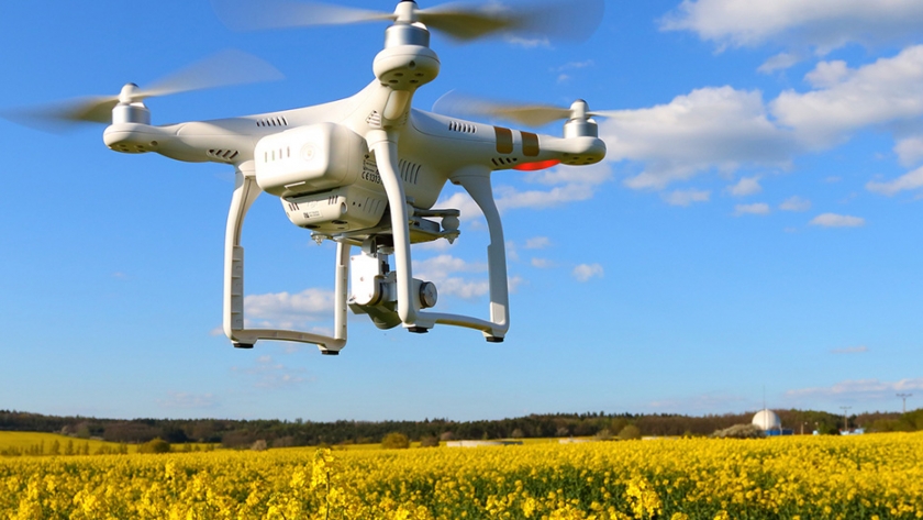 Drones ayudan a potenciar la producción agrícola en China