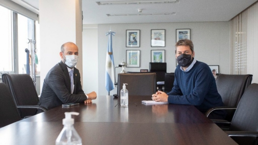 Lammens recibió al embajador de los Emiratos Árabes Unidos