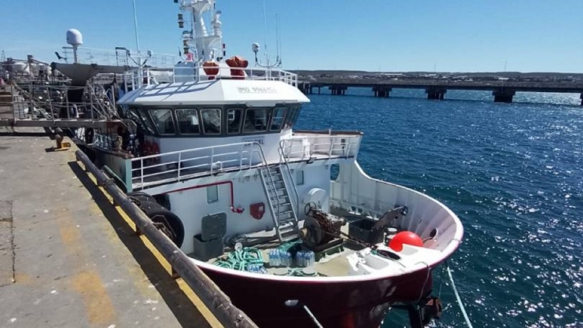 Realizan una campaña de selectividad de langostino a bordo del buque tangonero Espardel