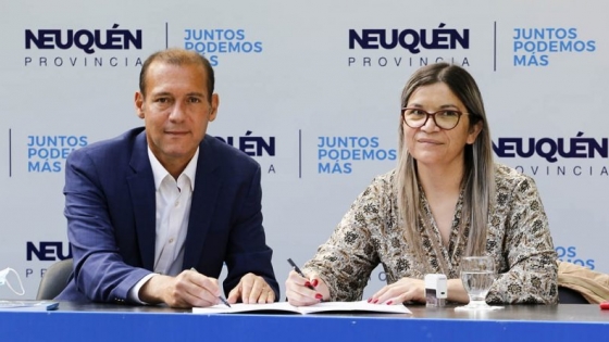 Gutiérrez firmó la “reparación histórica” para Rincón de los Sauces