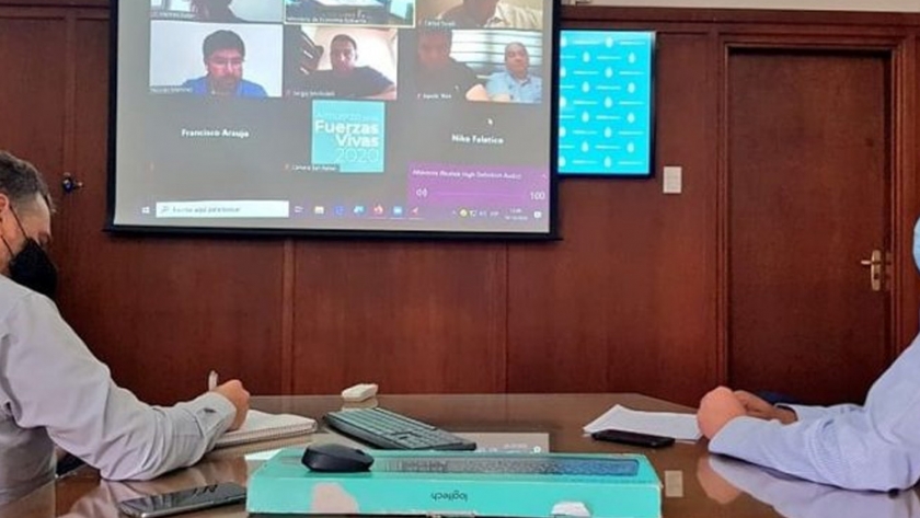 Vaquié se reunió con autoridades de la Cámara de Comercio, Industria y Agropecuaria de San Rafael