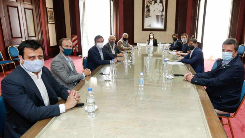 Kicillof recibió a representantes de las principales navieras