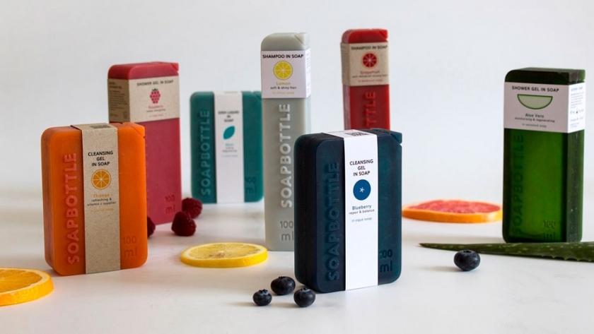 Soapbottle, el producto biodegradable que podría reemplazar los envases de plástico