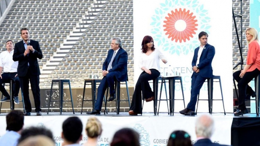 Acto en el Estadio Único de la Ciudad de La Plata