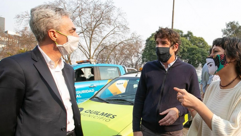 Meoni en Quilmes: "Trabajamos para brindarle a la gente más posibilidades de accesibilidad al transporte"