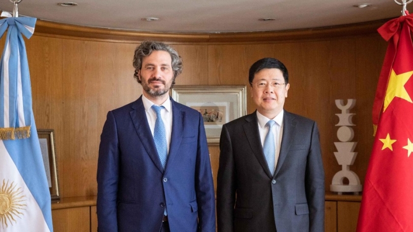 Cafiero ratificó con el embajador saliente de China la asociación estratégica entre ambos países