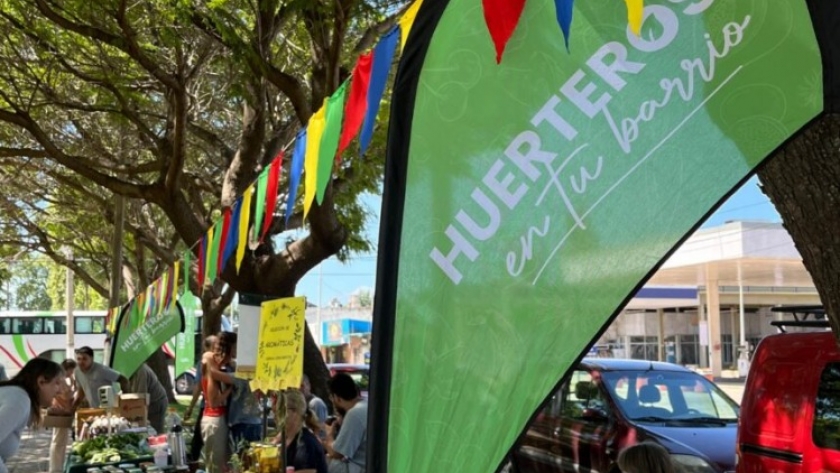 “Huerteros en tu Barrio” tendrá este miércoles su primera edición en plaza Italia de 2025