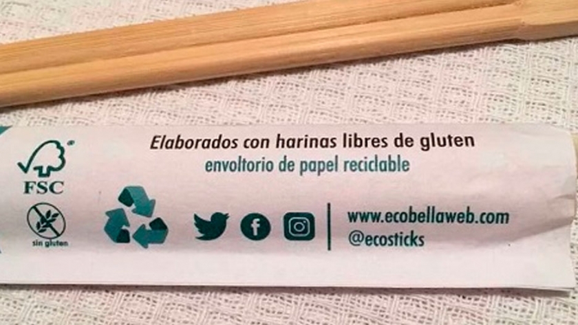 Crearon utensilios comestibles y buscan reducir el consumo de plástico y madera