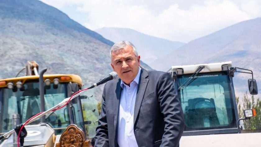 Morales puso en marcha obras de seguridad hídrica en Purmamarca