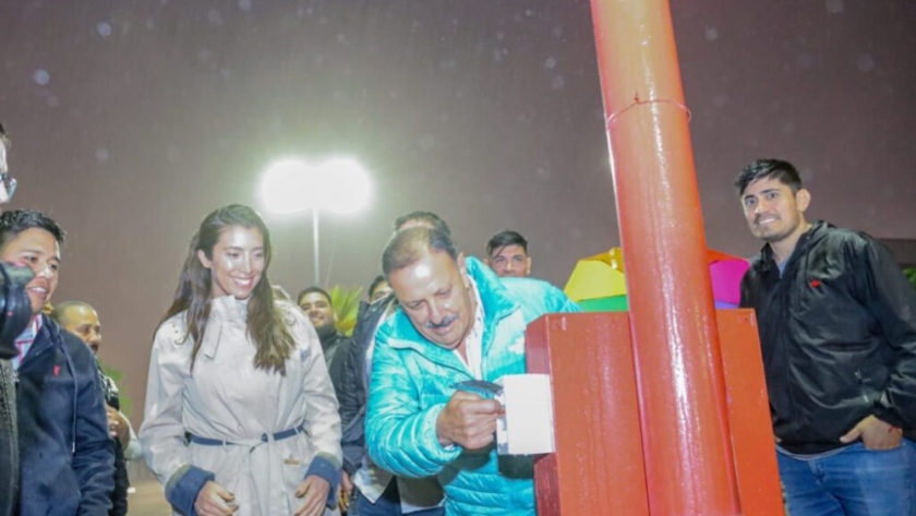 Inauguraron iluminación led que mejorará la seguridad en la zona del Parque de las Juventudes