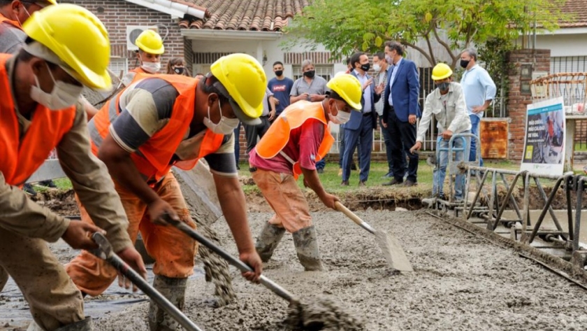 Plan Argentina Hace: Katopodis recorrió obras en marcha en Florencio Varela