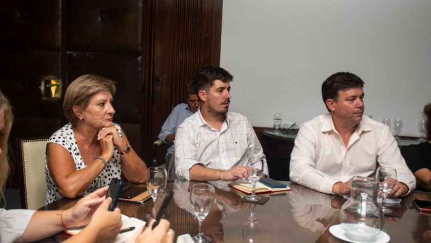 Lamas se reunió con representantes ambientales de diferentes organismos