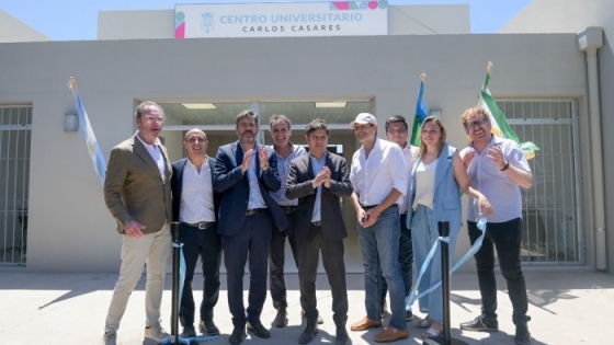 Kicillof y Bianco inauguraron el Centro Universitario de Carlos Casares