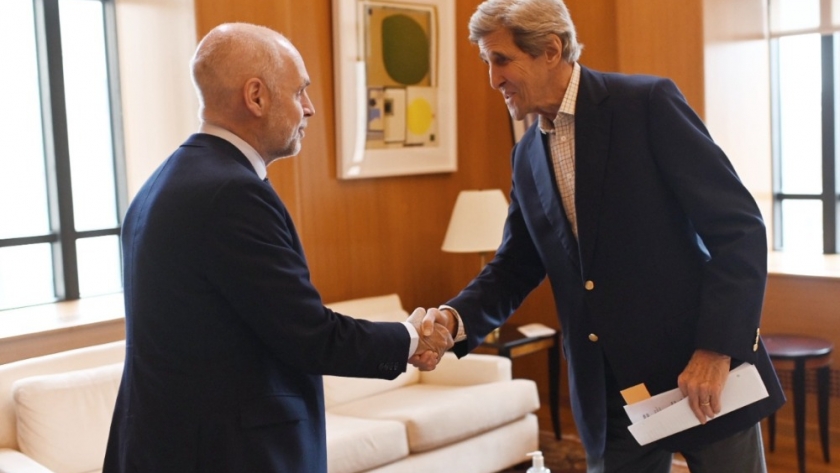Rodríguez Larreta se reunió en Estados Unidos con John Kerry y con senadores demócratas y republicanos
