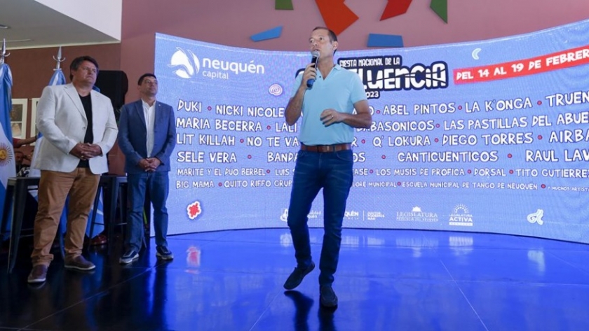 Se presentó la grilla de artistas de la Fiesta de la Confluencia 2023