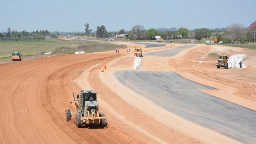 Santa Fe: avanzan las obras en la Ruta Nacional N° 34