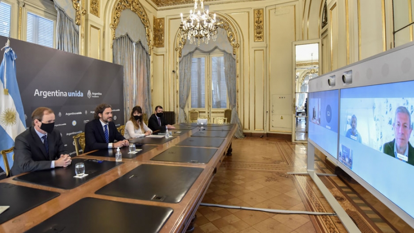 Bordet acordó con Cafiero extender la fibra óptica en Entre Ríos