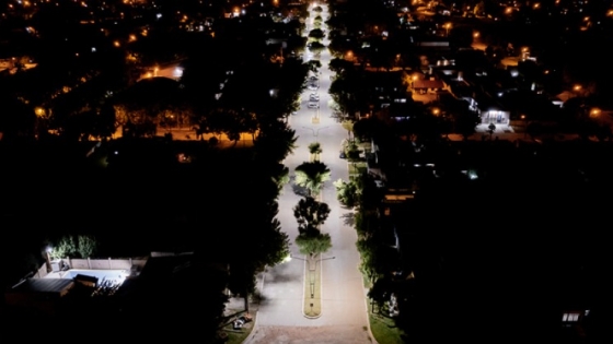 Iluminación led en la Av. San Martín: más seguridad y sostenibilidad para la ciudad