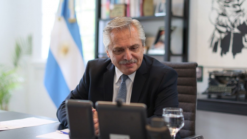 Alberto Fernández dialogó con su par de Rusia, Vladimir Putin