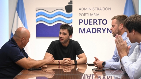 Torres recorrió el muelle Storni de Puerto Madryn y aseguró que 