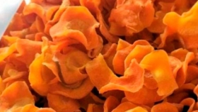 Los descartes de zanahorias ahora se convierten en snacks saludables