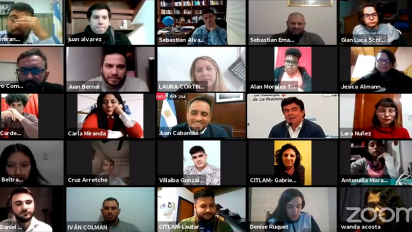 Cabandié participó del conversatorio virtual VOZ/vos de Juventudes