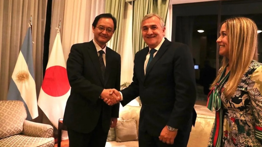 Morales visitó al Embajador de Japón, Takahiro Nakamae