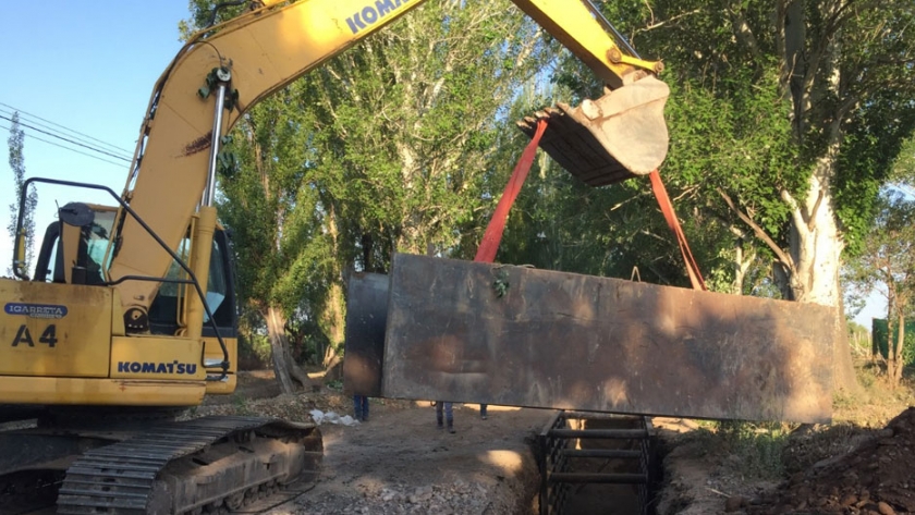 En Mendoza, avanzan las obras de la Planta Depuradora El Paramillo