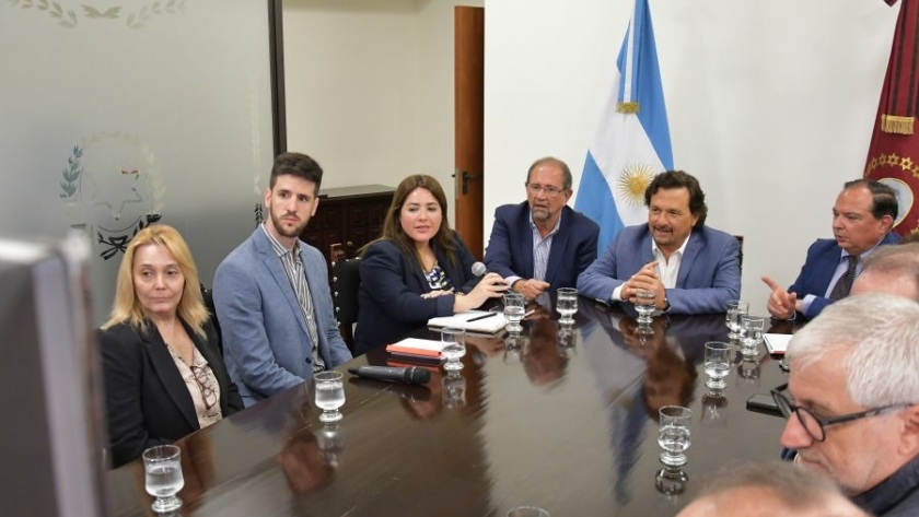 Sáenz avanza con el proyecto de la nueva planta potabilizadora y acueducto de Rivadavia Banda Sur