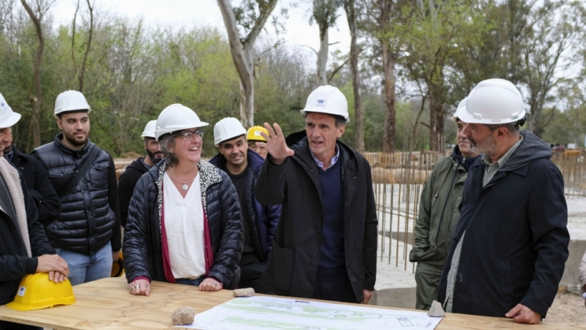 Katopodis recorrió las obras del Espacio de Memoria y Promoción de Derechos Humanos