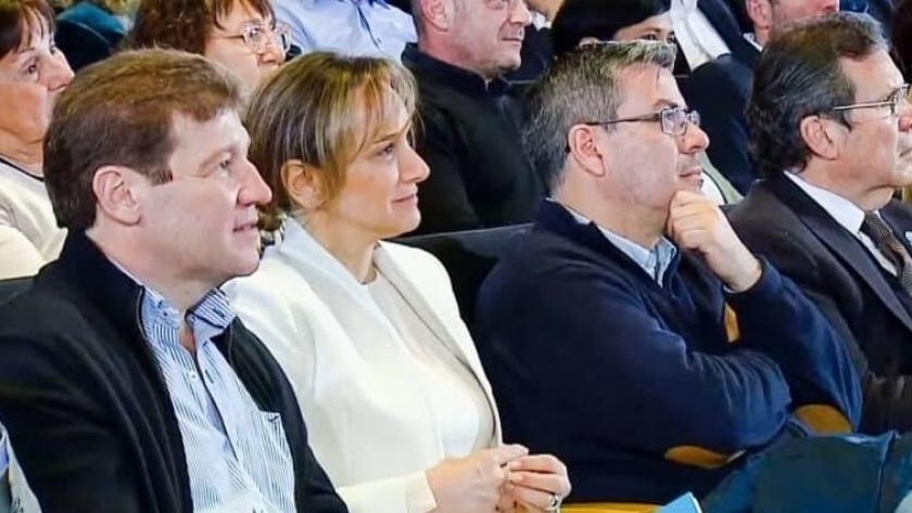 Melella acompañó la presentación del nuevo proyecto de Ley de Financiamiento