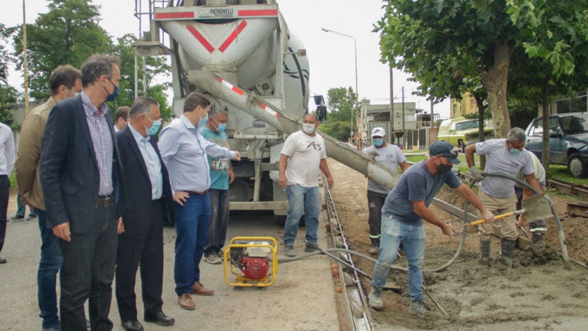 Katopodis recorrió Brandsen, San Miguel del Monte y Las Flores para poner en marcha obras