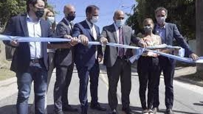 En Escobar, Katopodis y Manzur inauguraron el ensanche de la Ruta Provincial 25 y la pavimentación de la calle Los Tulipanes
