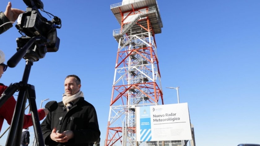 Se inauguró el primer radar meteorológico construido por INVAP