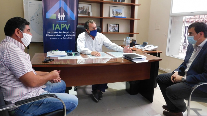 La provincia avanza en soluciones habitacionales para Nogoyá