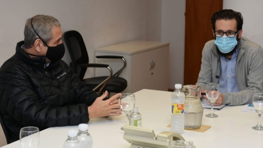 Simone se reunió con el intendente de Avellaneda