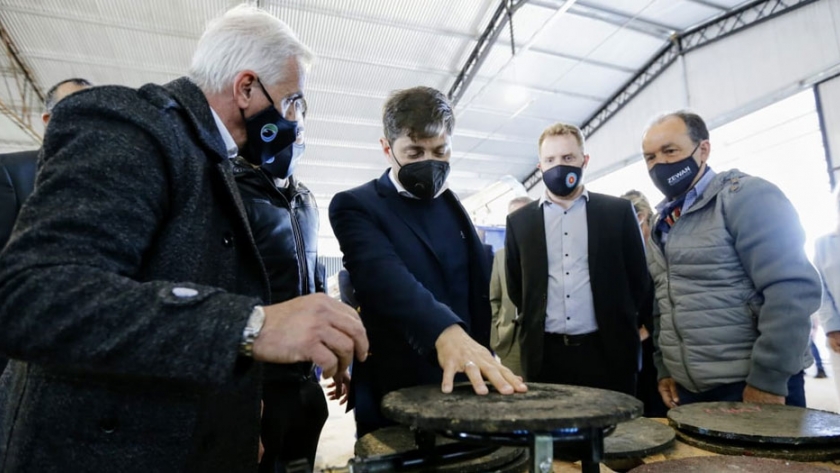 Visita al Complejo Ambiental de Exaltación de la Cruz junto al Gobernador Kicillof