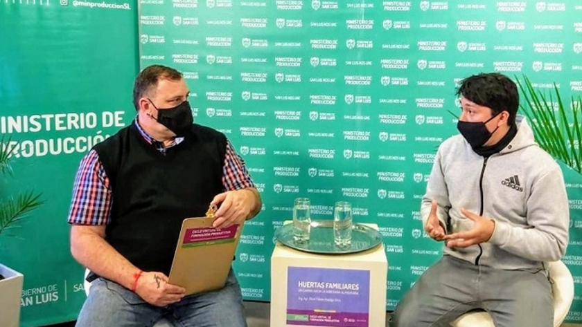 Pequeños y medianos productores aprendieron sobre huertas familiares