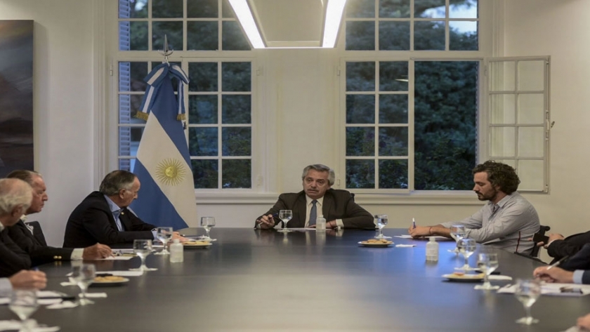 El Presidente se reunió en Olivos con empresarios de la Unión Industrial Argentina