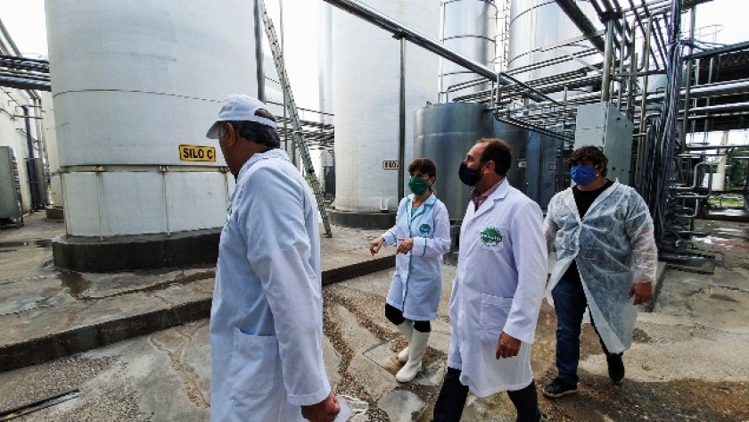 El director nacional de Lechería visitó emprendimientos tamberos Entre Ríos