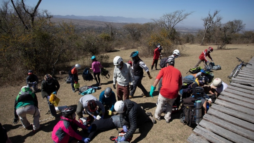 Se presentó la capacitación “Gestión de riesgo y socorrismo en ambientes naturales” en Salta