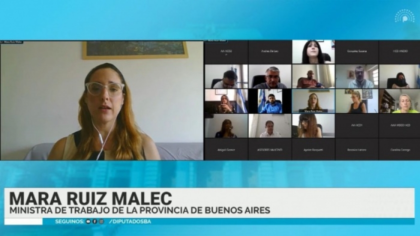Ruiz Malec informó sobre los alcances del Presupuesto 2022