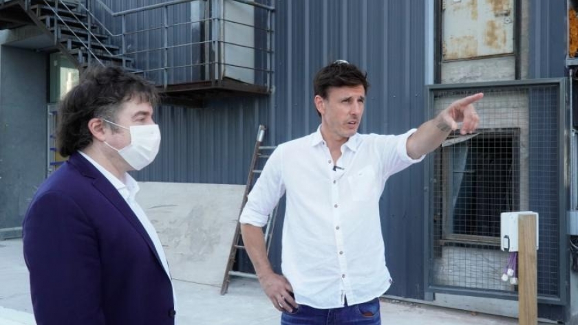 Roberto García Moritán visitó Arthaus, empresa clave en la reconversión del Microcentro Porteño