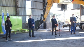 Cabandié y Ziliotto entregaron maquinaria por $ 82,5 millones y anunciaron la construcción de un centro ambiental por USD 8 millones