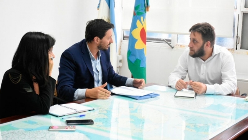 Reunión de trabajo con el intendente de Pinamar