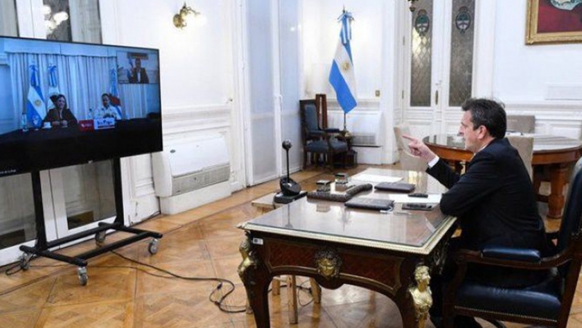 El Gobernador Quintela dialogó con Sergio Massa sobre la coparticipación
