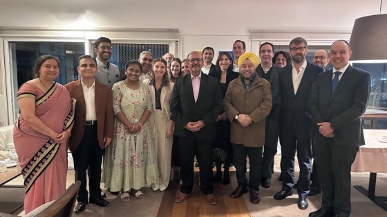 Ajaneesh Kumar encabezó una cena diplomática para estrechar vínculos entre India y Argentina