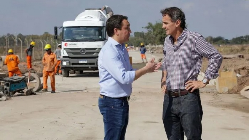 En Florencio Varela, Katopodis recorrió obras viales e hidráulicas